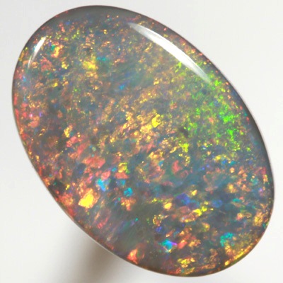 SOLID BLACK OPAL Bright and sparkling Floral Harlequin pattern SEE VIDEO
